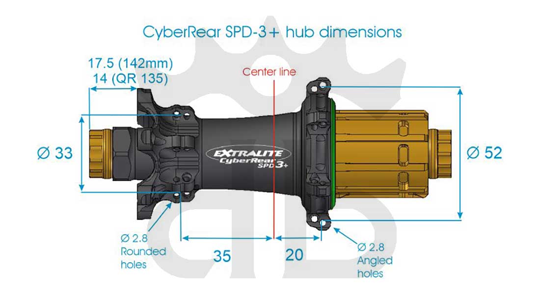 Extralite CyberDisc 340 C da 890 gr.