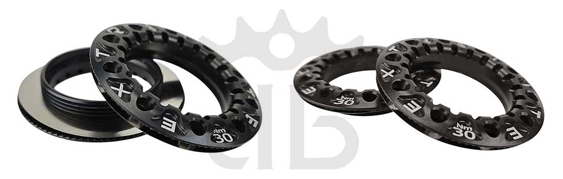 Extralite ExtraBolt 18 Ghiera Di Fissaggio Disco Freno Center Lock Ultraleggera 5.45 gr.