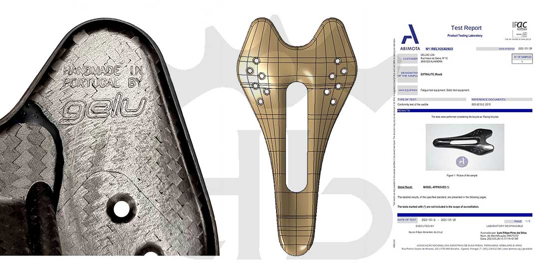 gelu carbon creation s3 sella ultraleggera 45 gr. Extralite HyperSaddle GR-46 Full Carbon Ultralight Saddle 46 gr.