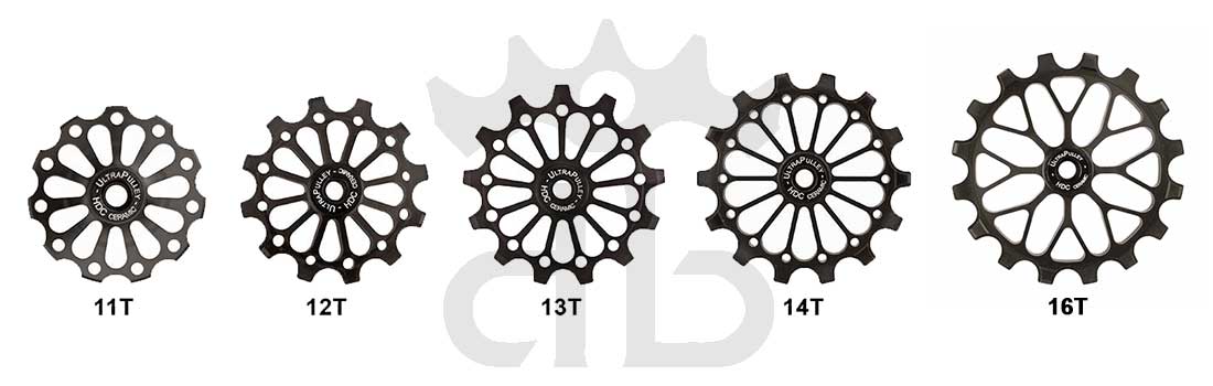 extralite ultrapulleys Extralite UltraPulley 14-16 PH Pulegge Cambio 14-16 Denti Ultraleggere Sram 12V AXS T-Type