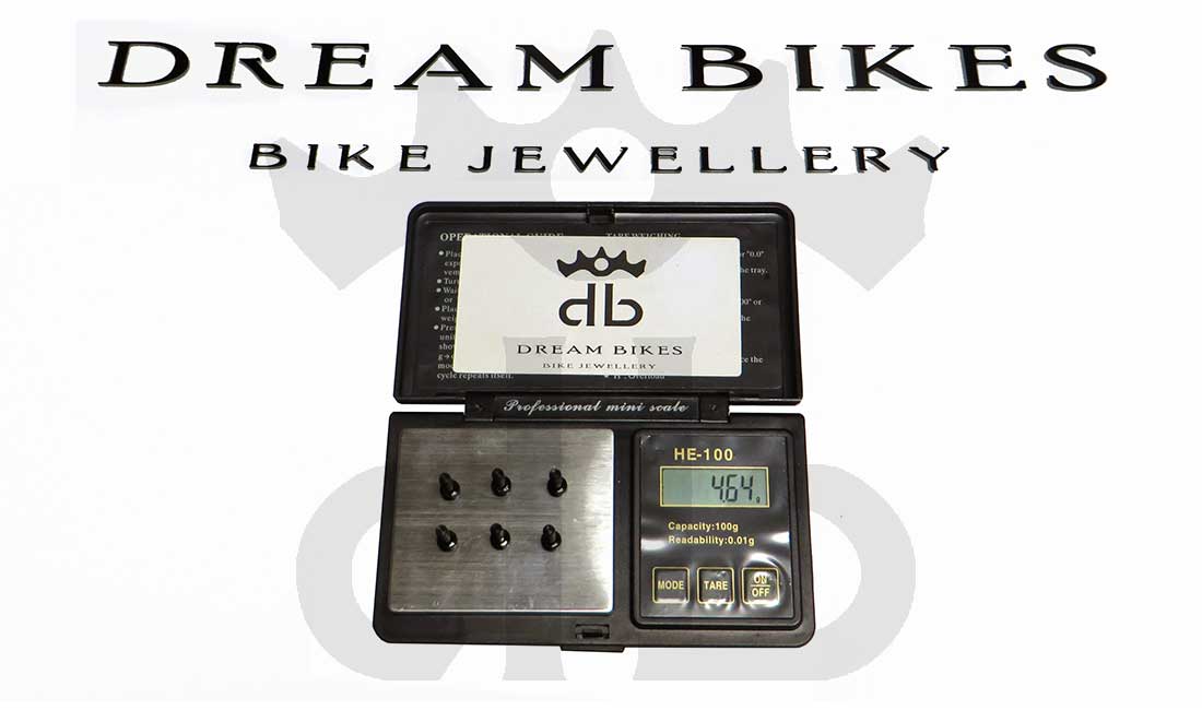 Extralite HyperStem Kit Viti Speciali In Titanio Nere Torx (6 pezzi)