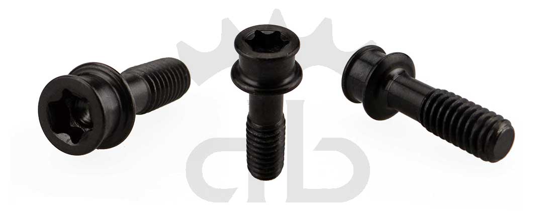 extralite hyperstem kit viti speciali in titanio nere torx (6 pezzi)