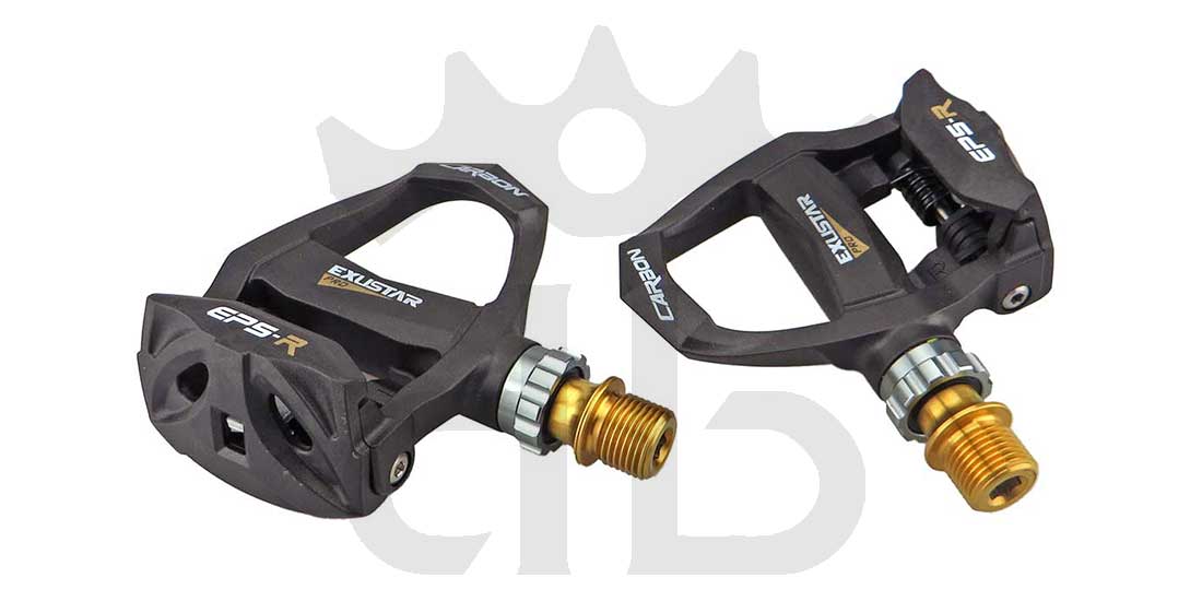 Exustar E-PR200CKTi Pedali Carbon-Titanio Ultraleggeri 186 gr.
