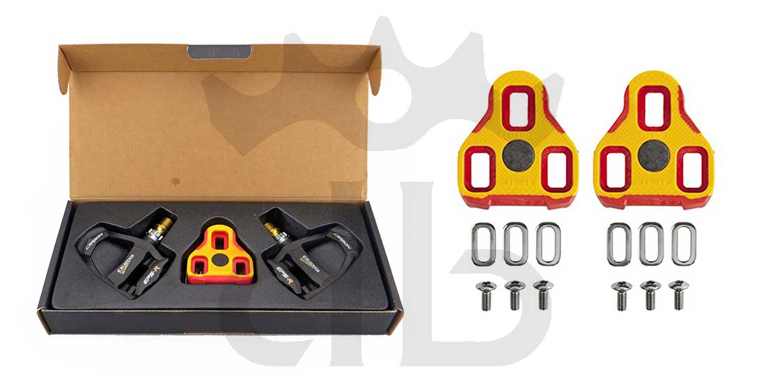 Exustar E-PR200CKTi Pedali Carbon-Titanio Ultraleggeri 186 gr.