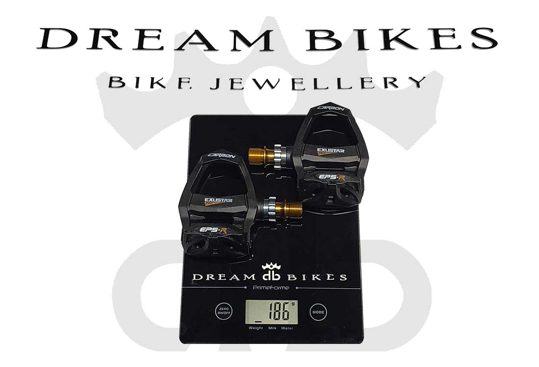 Exustar E-PR200CKTi Pedali Carbon-Titanio Ultraleggeri 186 gr.