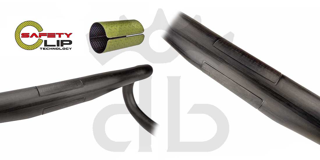 GrigioCarbonio Curva Manubrio Strada T800 Compact da 145 gr.