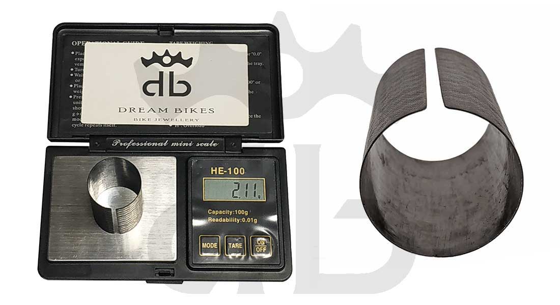 GrigioCarbonio Curva Manubrio Strada T800 Compact da 145 gr.