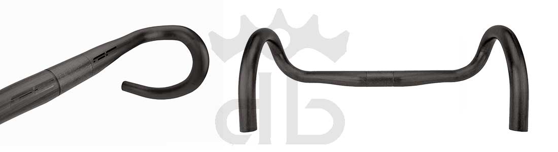 GrigioCarbonio Curva Manubrio Strada T800 Compact da 145 gr.