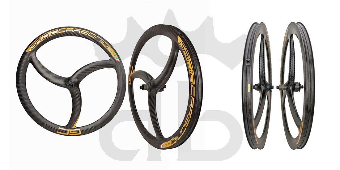 GrigioCarbonio Tricolore XC T800 29" Ruote a Razze Carbon 1250 gr.