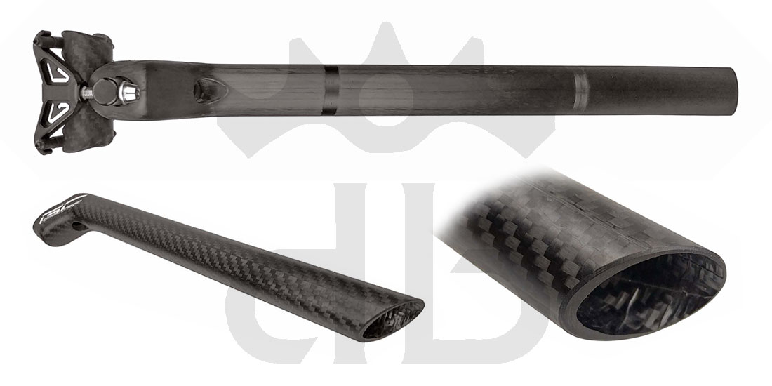 GrigioCarbonio Tube AR25 T800 Ultralight Carbon SetBack Seatpost 25 mm Offset
