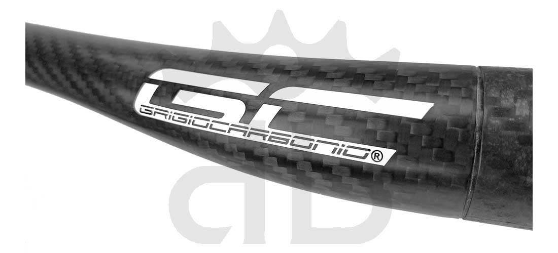 GrigioCarbonio Vivax Flat 9° T800 Curva Manubrio Carbon Ultraleggera 3K o UD