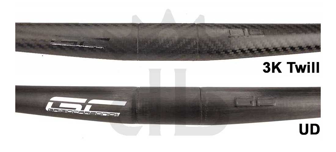 GrigioCarbonio Vivax Flat 6° T800 Curva Manubrio Carbon Ultraleggera 3K o UD