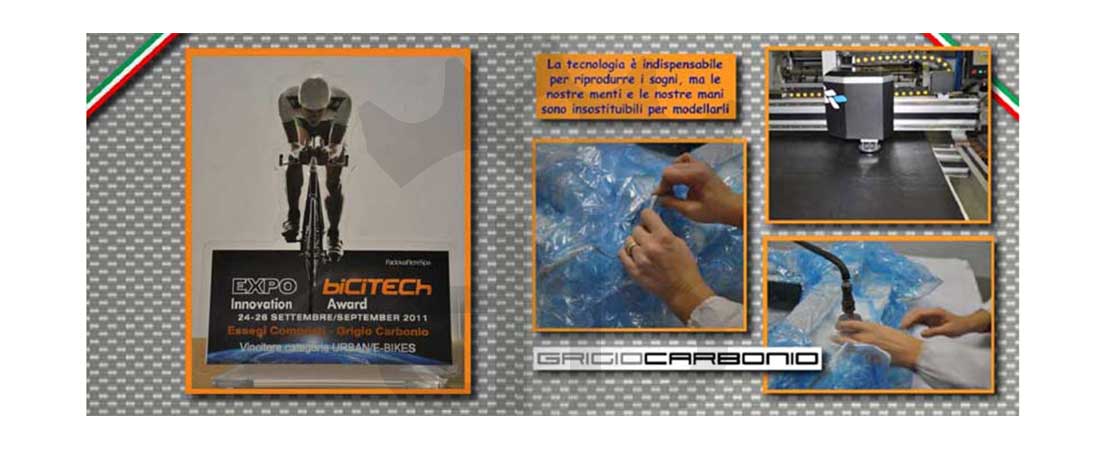 GrigioCarbonio Integrale MTB T1000 Manubrio Carbon Ultraleggero da 119 gr.