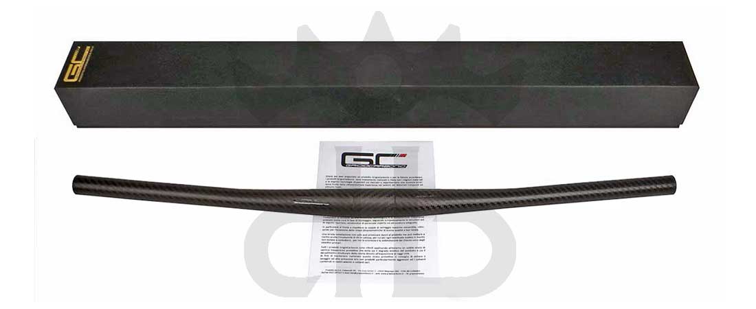 GrigioCarbonio Vivax Flat 6° T800 Curva Manubrio Carbon Ultraleggera 3K o UD