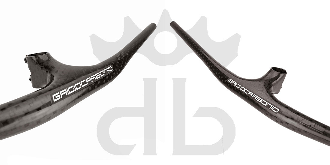 GrigioCarbonio Integrale MTB T1000 Manubrio Carbon Ultraleggero da 119 gr.