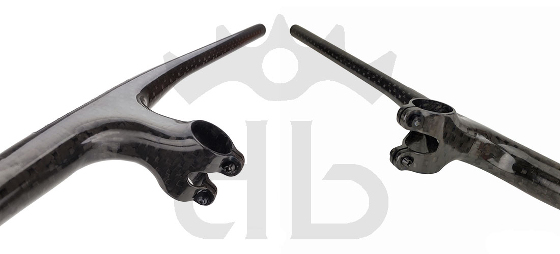 GrigioCarbonio Integrale MTB T1000 Manubrio Carbon Ultraleggero da 119 gr.