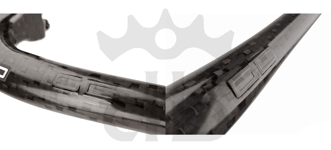 GrigioCarbonio Integrale MTB T1000 Manubrio Carbon Ultraleggero da 119 gr.