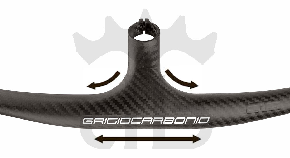 GrigioCarbonio Integrale MTB T800 Ultralight Carbon Handlebar from 139 gr.