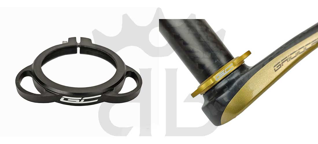 GrigioCarbonio Road T1000 BCD 110 mm Cranks - 5 Arms - 239 gr.