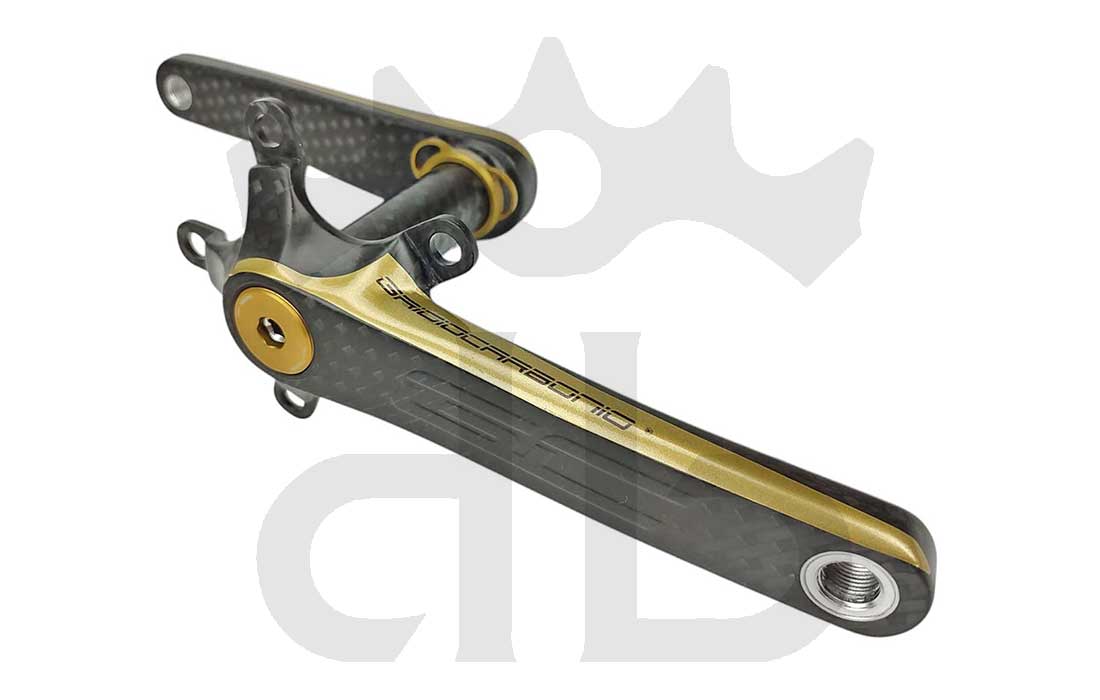 GrigioCarbonio Road T1000 BCD 110 mm Cranks - 5 Arms - 239 gr.