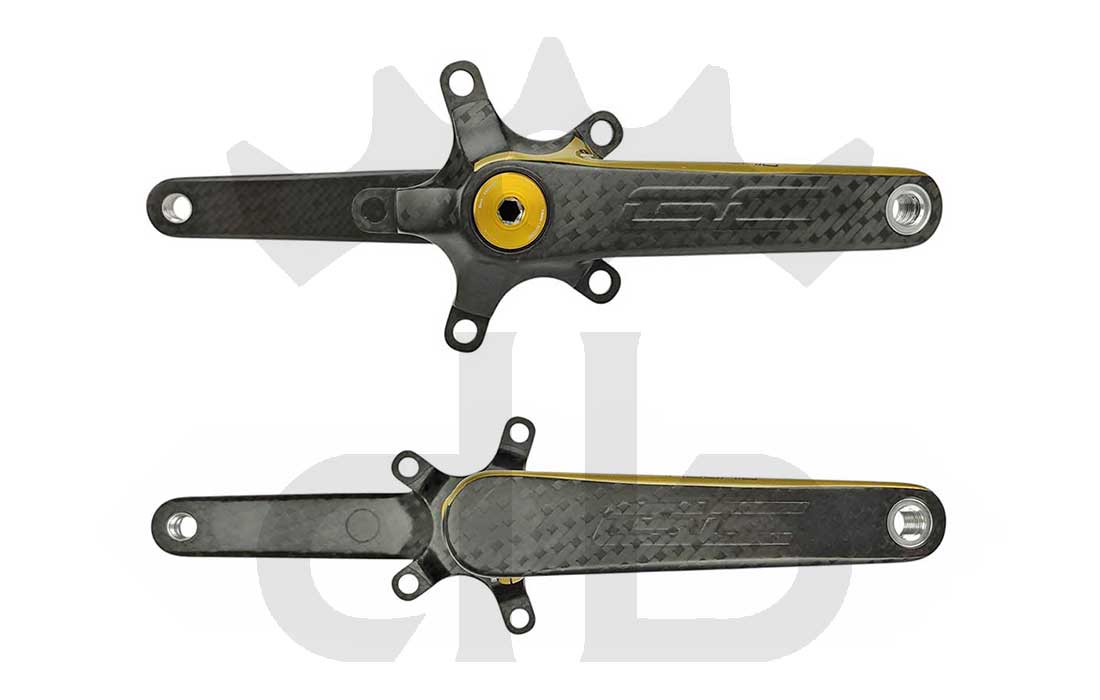 GrigioCarbonio Road T1000 BCD 110 mm Cranks - 5 Arms - 239 gr.