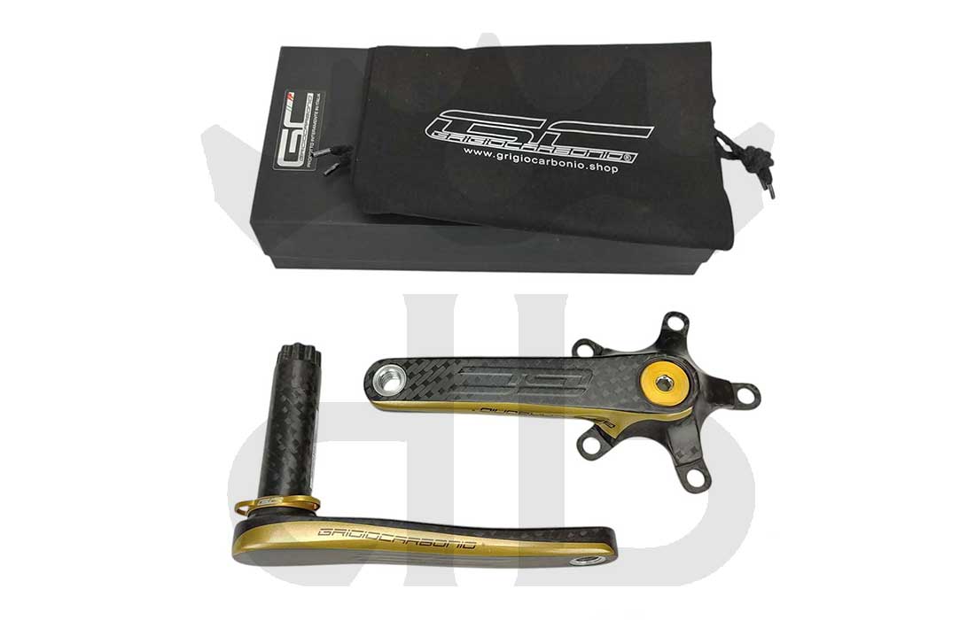 GrigioCarbonio Road T1000 BCD 110 mm Cranks - 5 Arms - 239 gr.