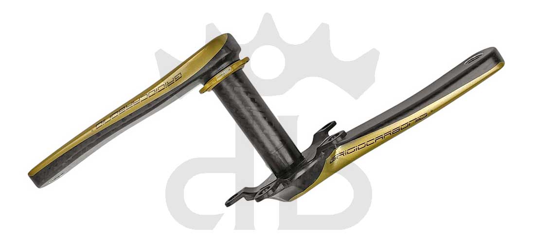 GrigioCarbonio Road T1000 BCD 110 mm Cranks - 5 Arms - 239 gr.