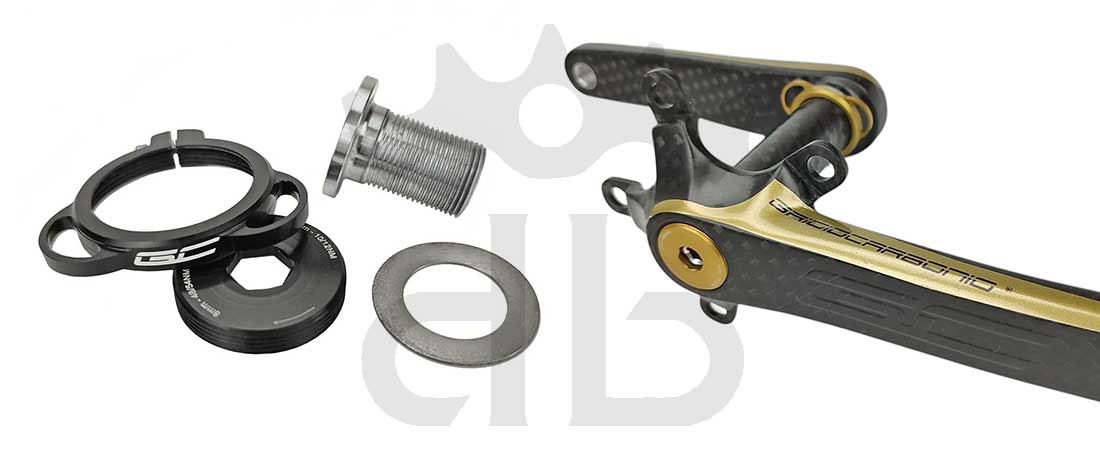 GrigioCarbonio Road T1000 BCD 110 mm Cranks - 5 Arms - 239 gr.