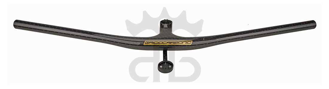 GrigioCarbonio Supporto Computer Per Manubrio Integrale MTB