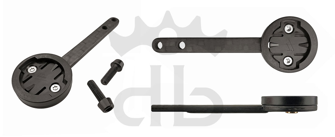 GrigioCarbonio Supporto Computer Per Manubrio Integrale MTB