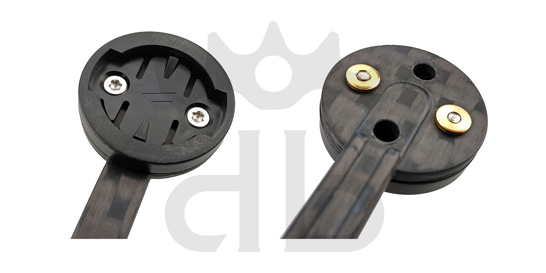 GrigioCarbonio Supporto Computer Per Manubrio Integrale MTB