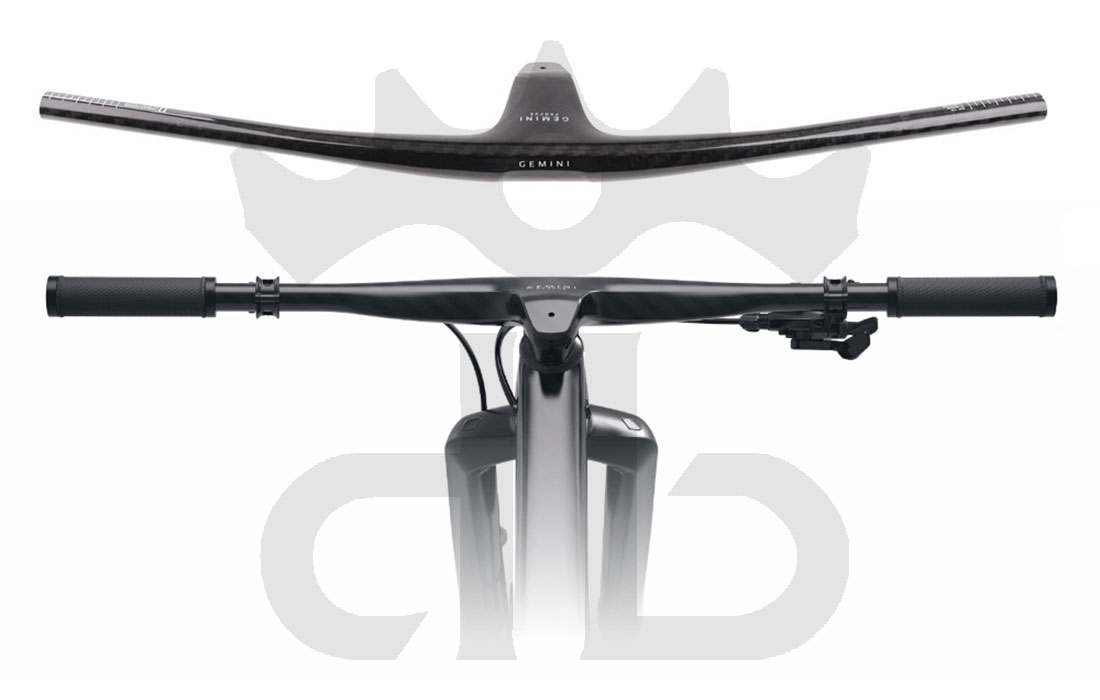 Gemini PRÖPUS  Manubrio Carbon Integrato MTB XC Ultraleggero Da 149 gr.