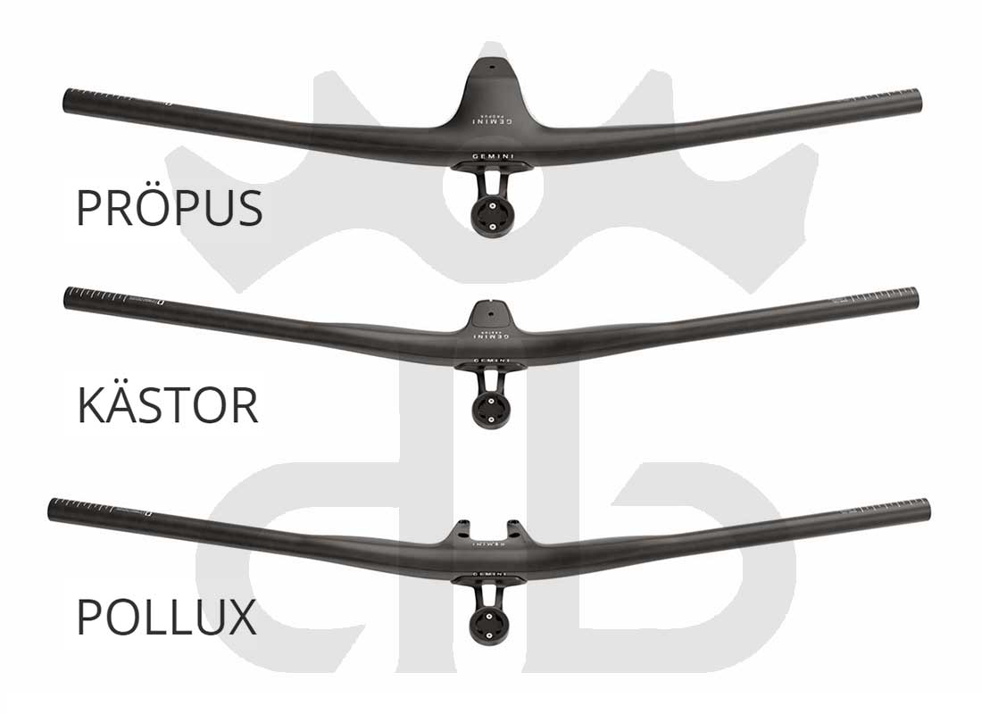 Gemini VOSTOK Supporto Computer Garmin Per Manubrio Integrato (PRÖPUS, KASTOR, POLLUX)