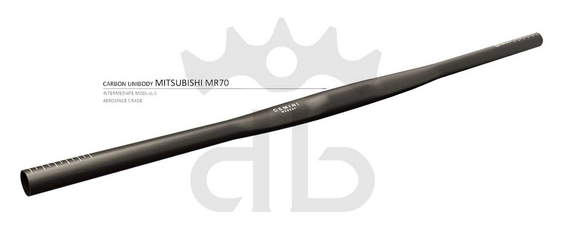 Gemini Wassat Curva Manubrio Carbon MTB XC Ultraleggera 99 gr.