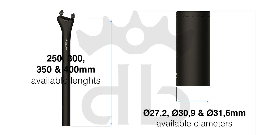 Gemini Alsak Ultralight Seatpost From 69 gr.