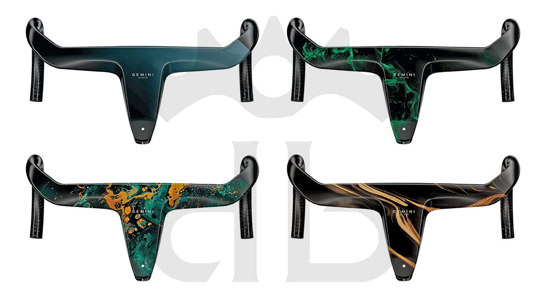 Gemini Alzir Curva Manubrio Integrata Strada Aerodinamica Ultraleggera