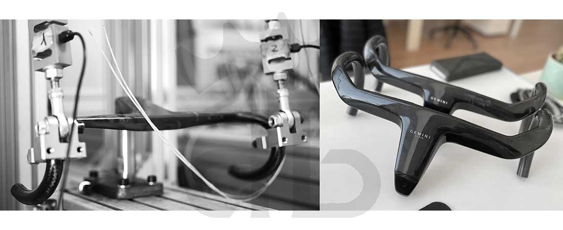 Gemini Alzir Curva Manubrio Integrata Strada Aerodinamica Ultraleggera