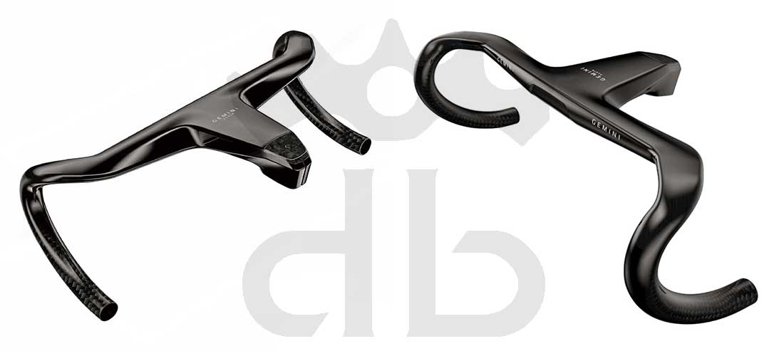 Gemini Alzir Curva Manubrio Integrata Strada Aerodinamica Ultraleggera