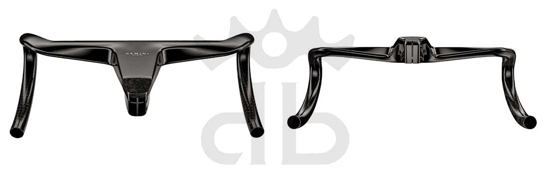 Gemini Alzir Curva Manubrio Integrata Strada Aerodinamica Ultraleggera