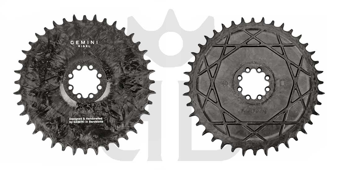 Gemini Rigel Corona Gravel Direct Mount (Offset 6.5 mm) Ultraleggera In Carbonio Forgiato, da 78 gr.