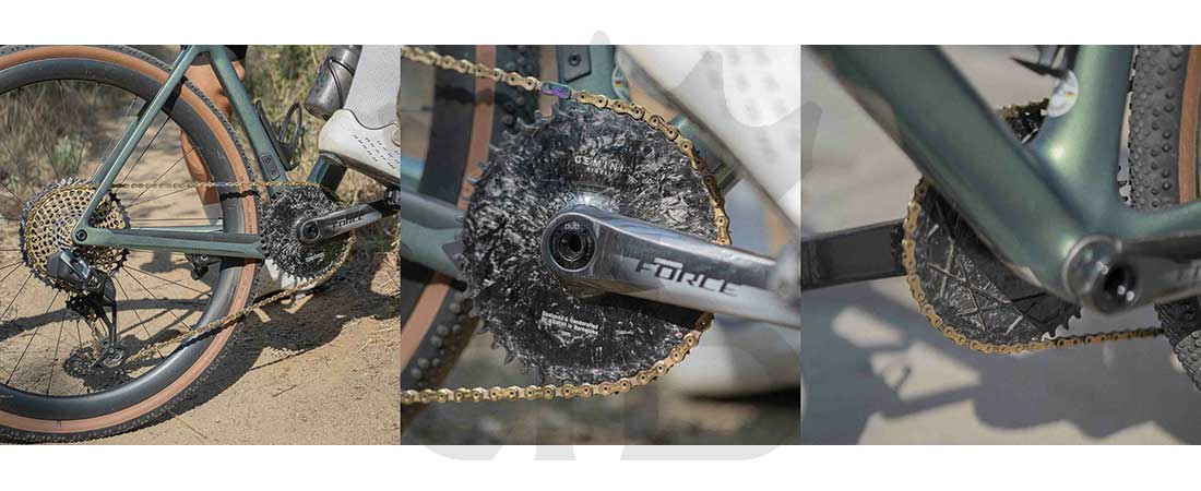 Gemini Rigel Corona Gravel Direct Mount (Offset 6.5 mm) Ultraleggera In Carbonio Forgiato, da 78 gr.