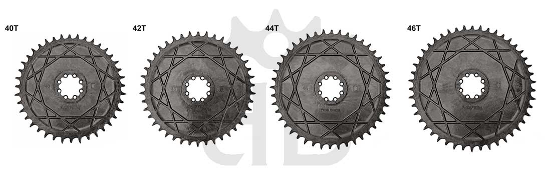 Gemini Rigel Corona Gravel Direct Mount (Offset 6.5 mm) Ultraleggera In Carbonio Forgiato, da 78 gr.