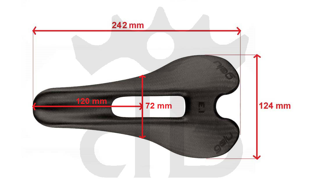 Gelu carbon creation e1 sella full carbon ultraleggera 65 gr.