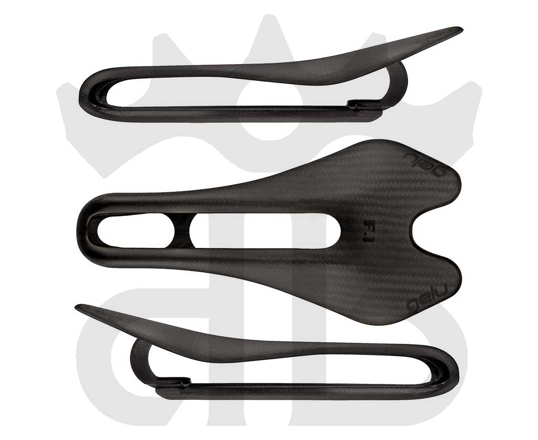 gelu carbon creation s3 ultralight saddle 45 gr. Gelu Carbon Creation F1 Full Carbon Ultralight Spring Saddle 80 gr.