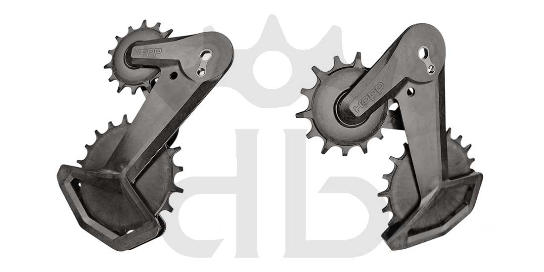 grigiocarbonio vivax flat 6° t800 3k curva manubrio carbonio ultraleggera Hopp Carbon Parts Gabbia Oversize Per Cambi Posteriori Sram Eagle Transmission AXS e Sram XPLR AXS 13s - 69 gr.