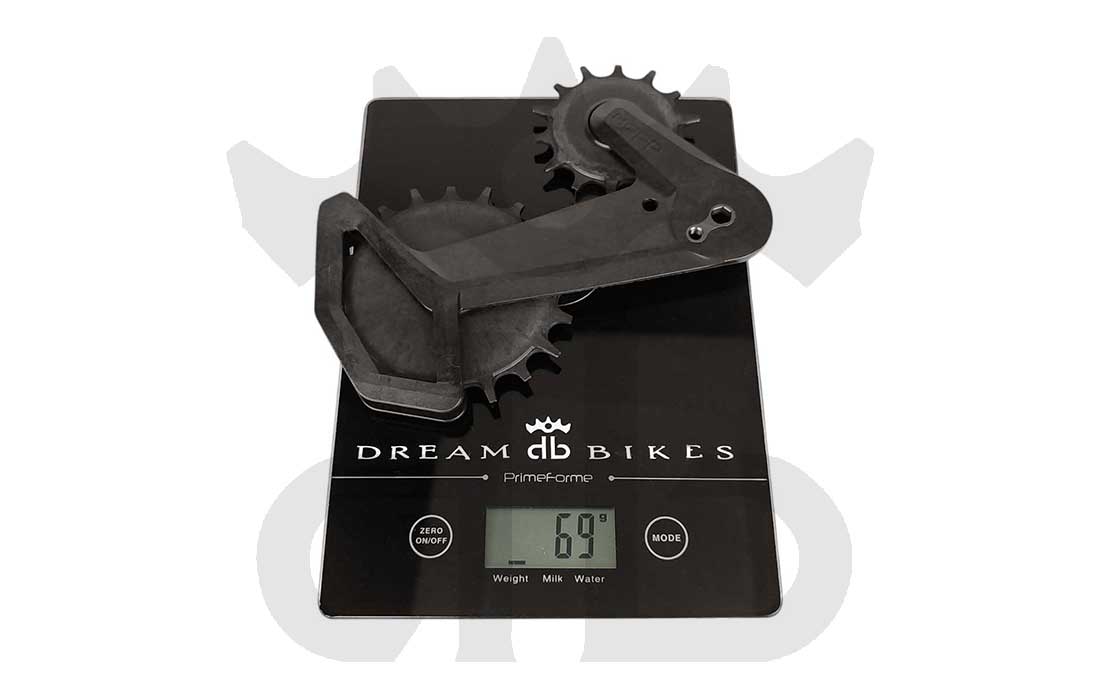 Hopp Carbon Parts Gabbia Oversize Per Cambi Posteriori Sram Eagle Transmission AXS e Sram XPLR AXS 13s - 69 gr.