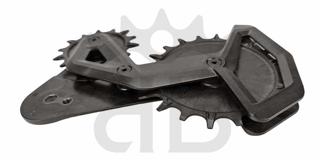 Hopp Carbon Parts Gabbia Oversize Per Cambi Posteriori Sram Eagle Transmission AXS e Sram XPLR AXS 13s - 69 gr.