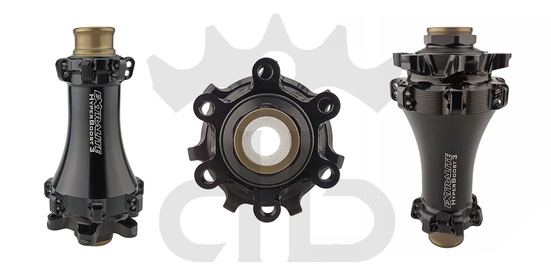 Extralite HyperBoost3 F Mozzo Anteriore MTB Boost 74 gr.