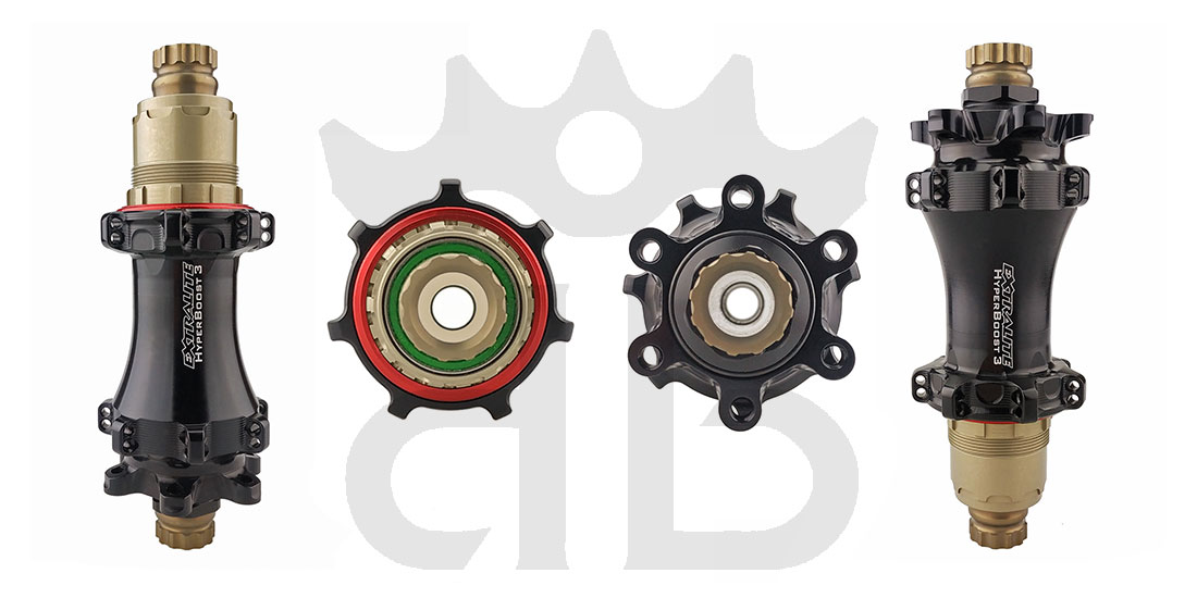 Extralite HyperBoost3 R MTB Boost Rear Hub 148 gr.