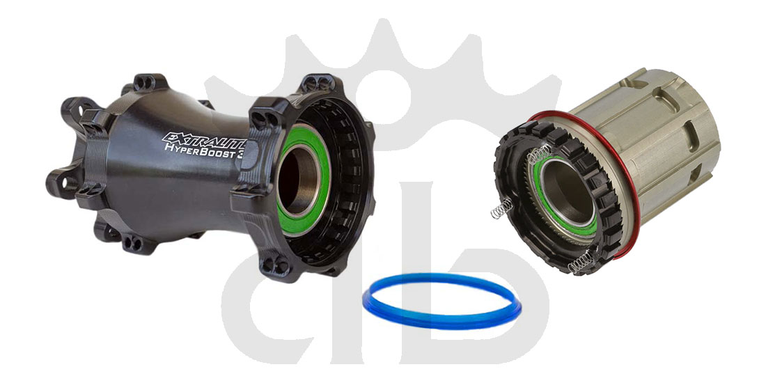 Extralite HyperBoost3 R MTB Boost Rear Hub 148 gr.